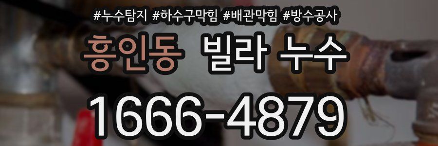 흥인동 빌라 누수