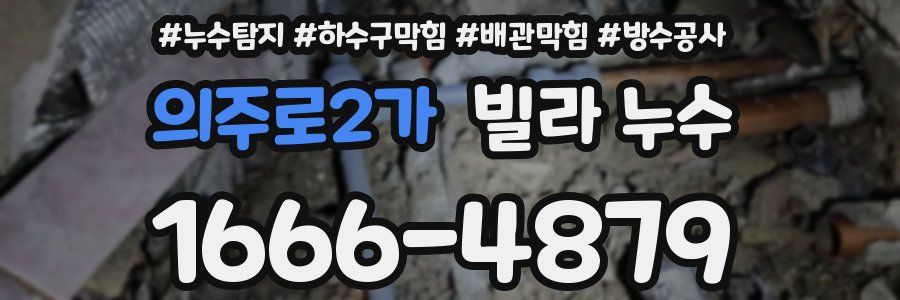 의주로2가 빌라 누수