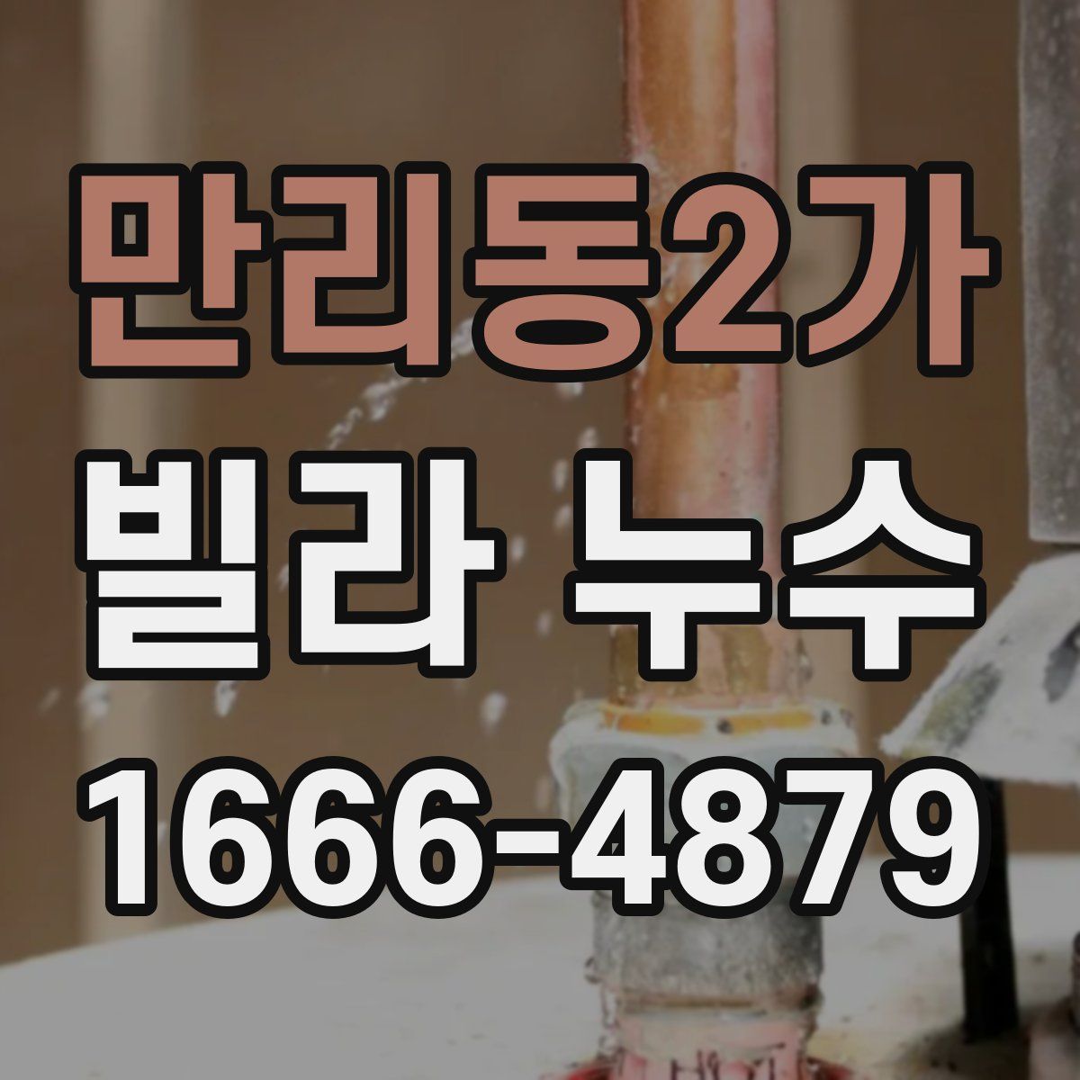 만리동2가 빌라 누수