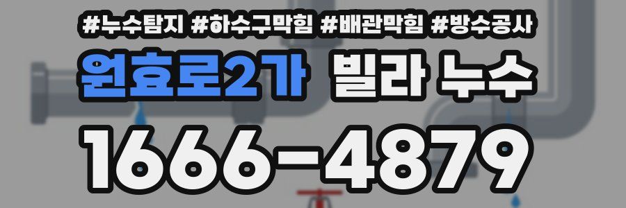 원효로2가 빌라 누수