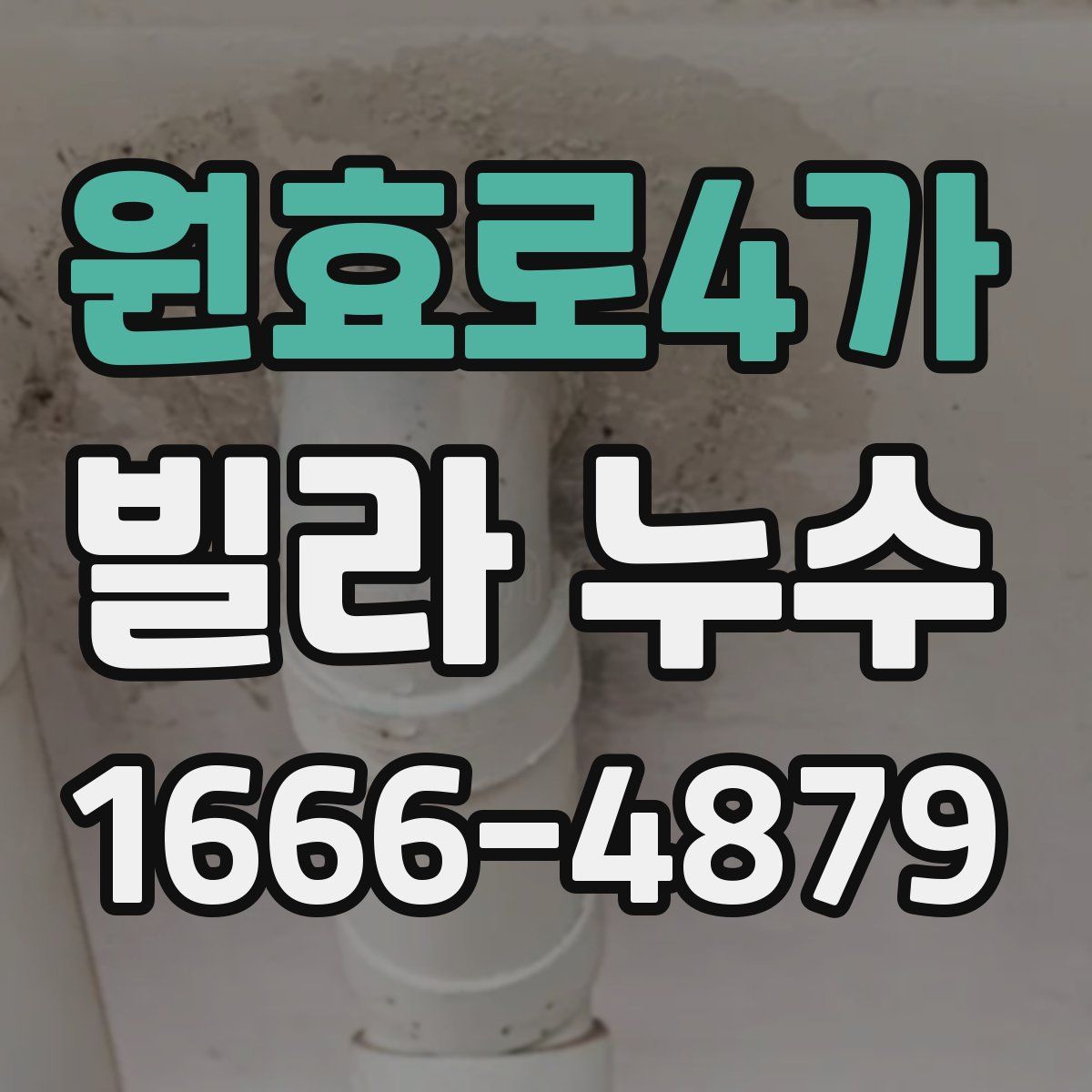 원효로4가 빌라 누수