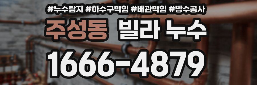 주성동 빌라 누수