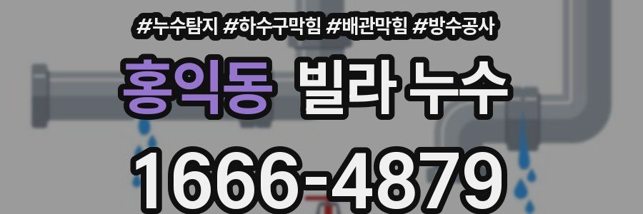 홍익동 빌라 누수