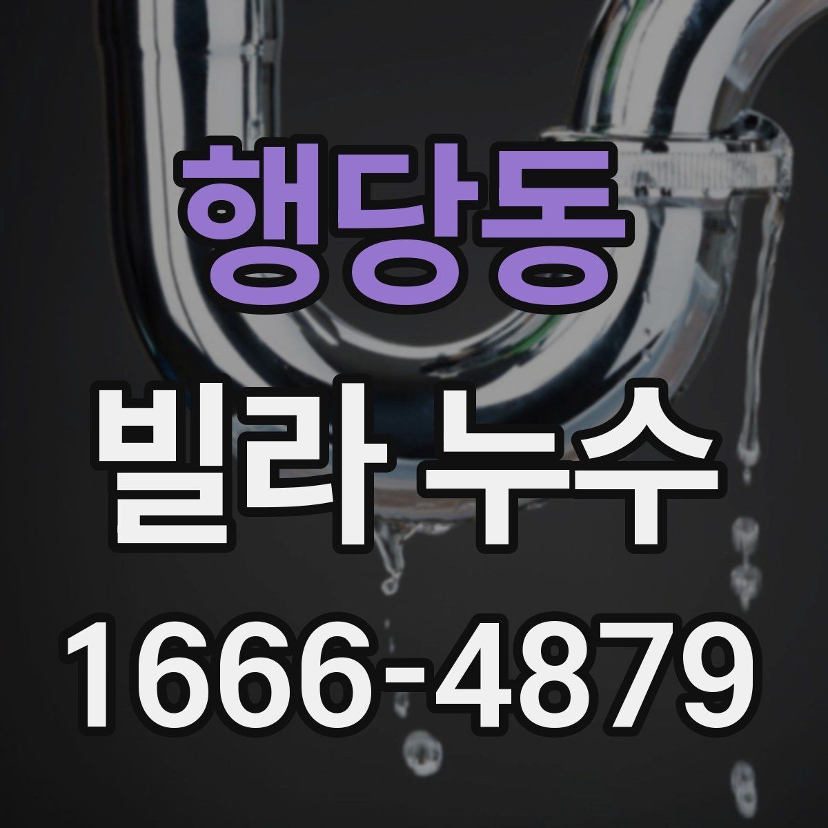 행당동 빌라 누수 재발을 막는 관리 습관