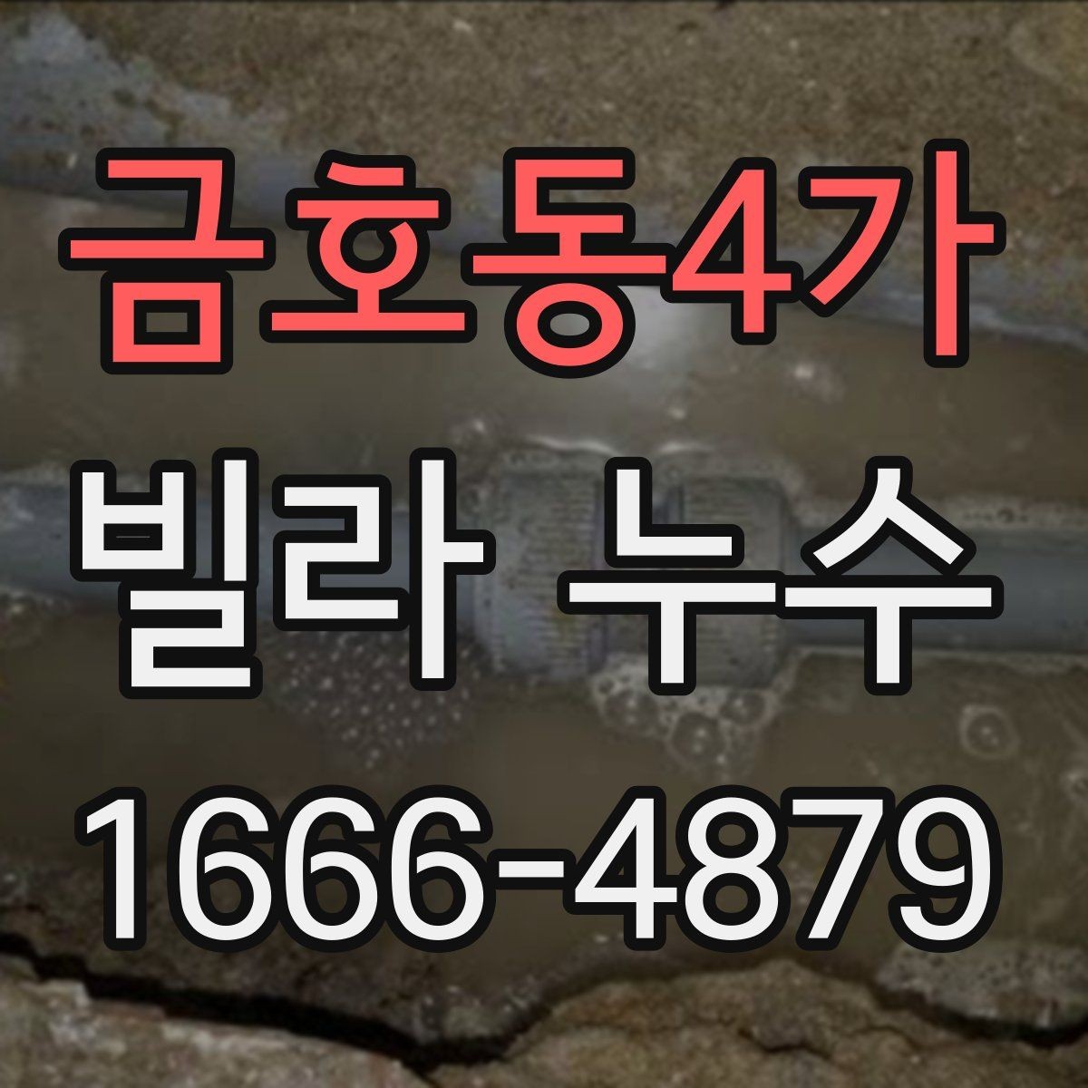 금호동4가 빌라 누수 관련 민원 전 알아둘 사항