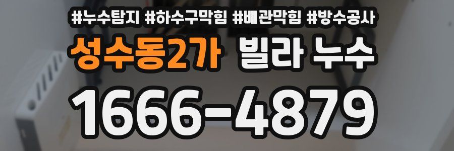 성수동2가 빌라 누수