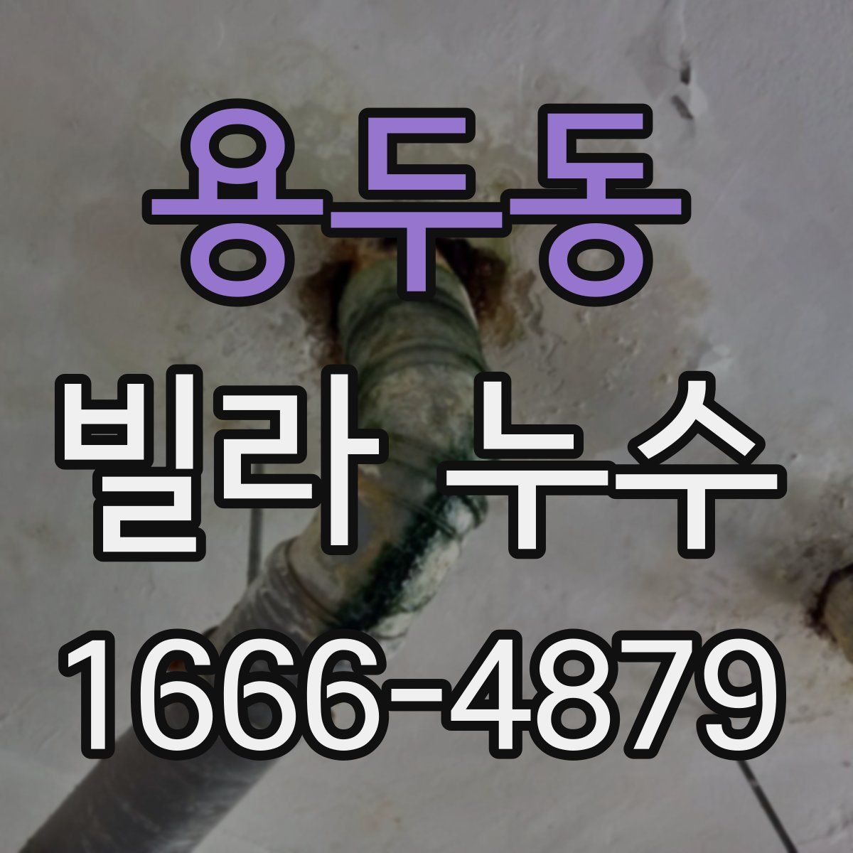 용두동 빌라 누수