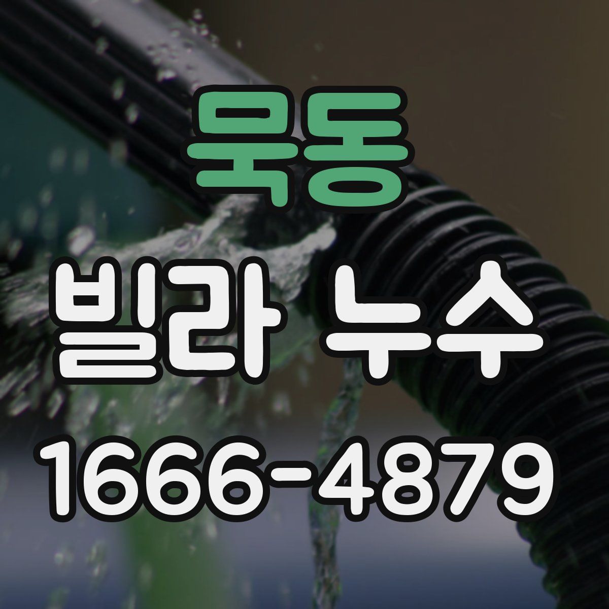 묵동 빌라 누수