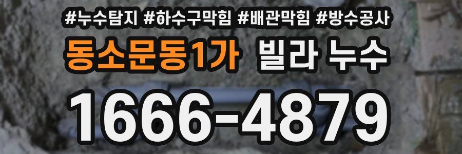 동소문동1가 빌라 누수