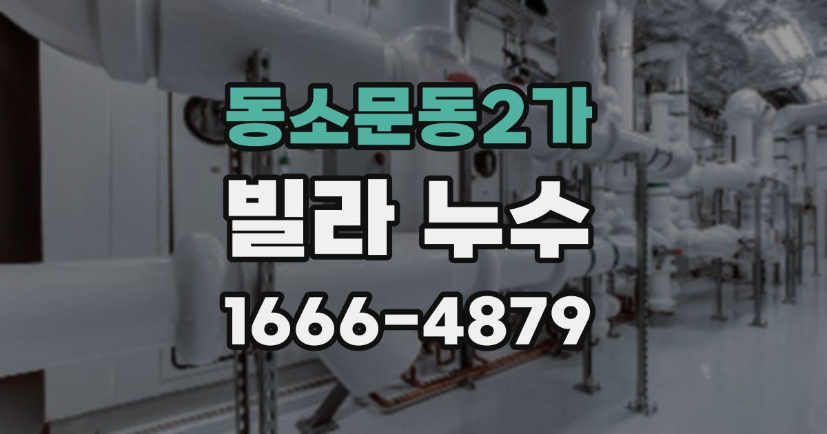 동소문동2가 빌라 누수