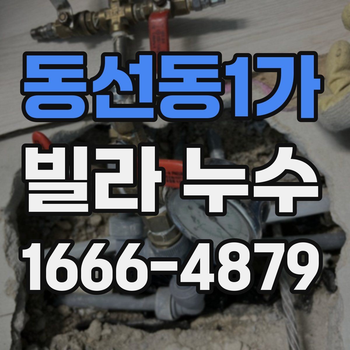 동선동1가 빌라 누수 의심될 때 먼저 볼 곳