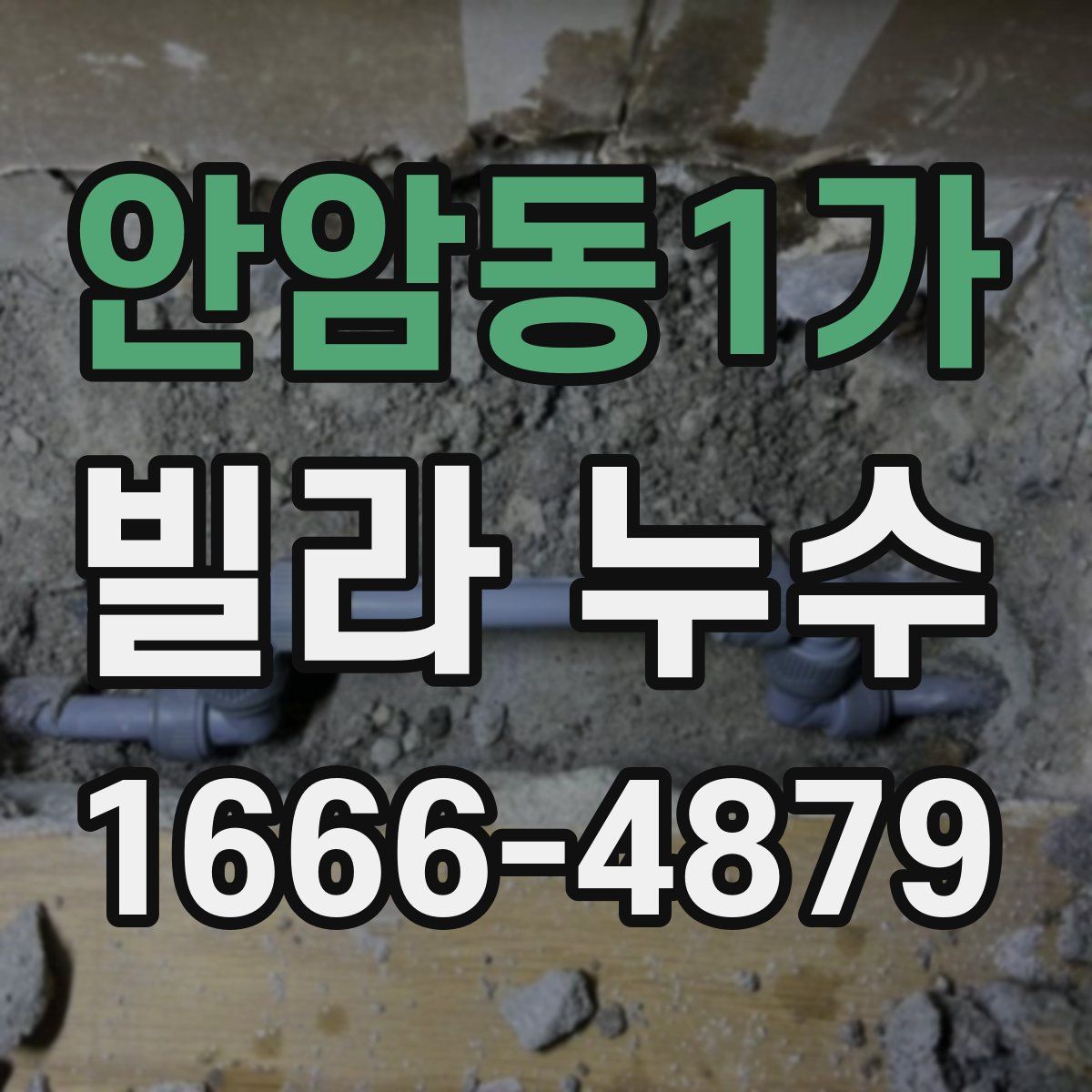안암동1가 빌라 누수
