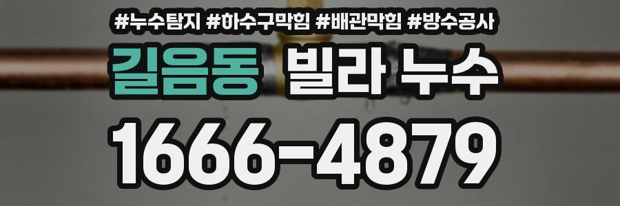 길음동 빌라 누수