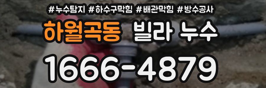 하월곡동 빌라 누수