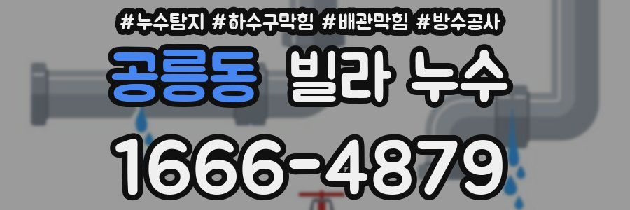 공릉동 빌라 누수