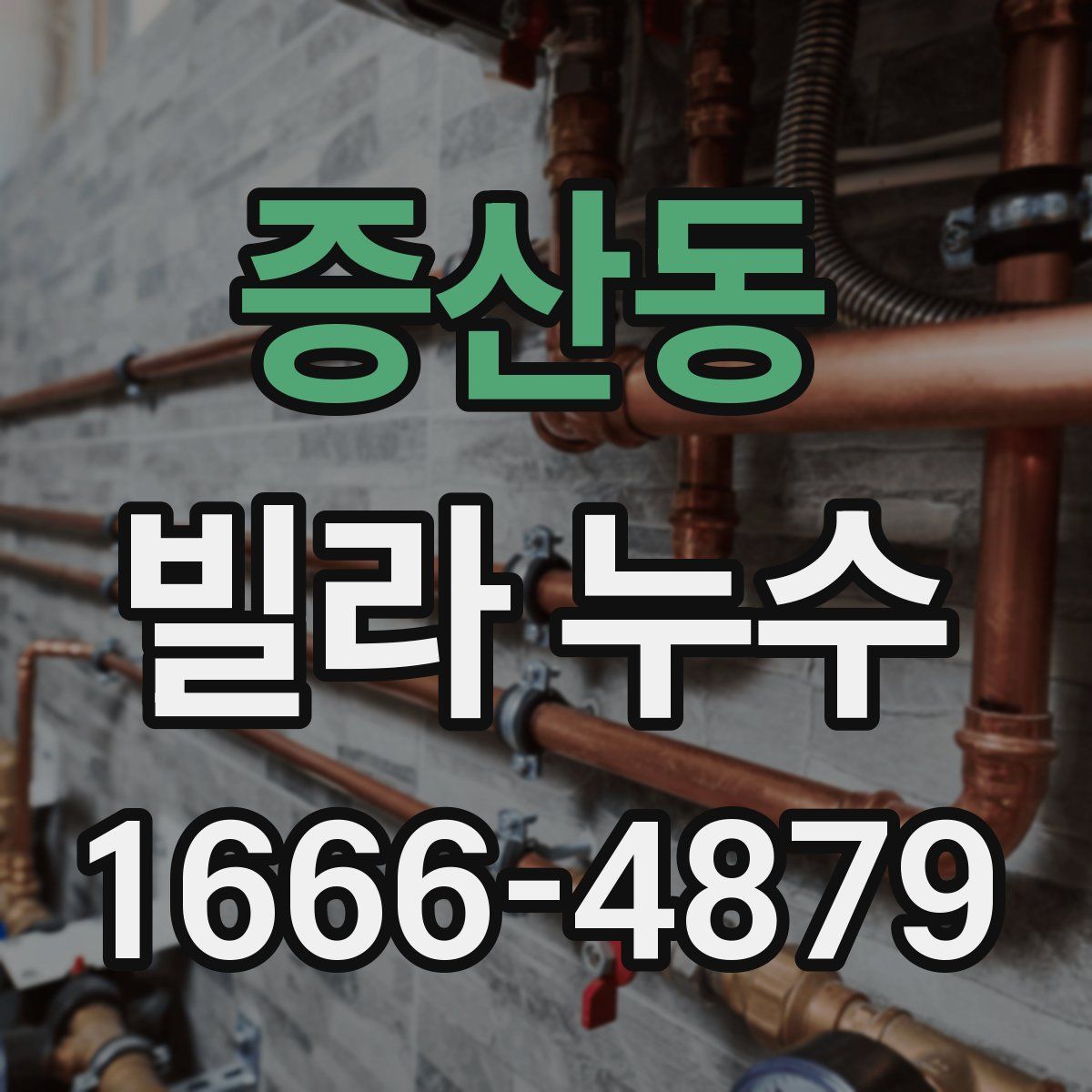 증산동 빌라 누수
