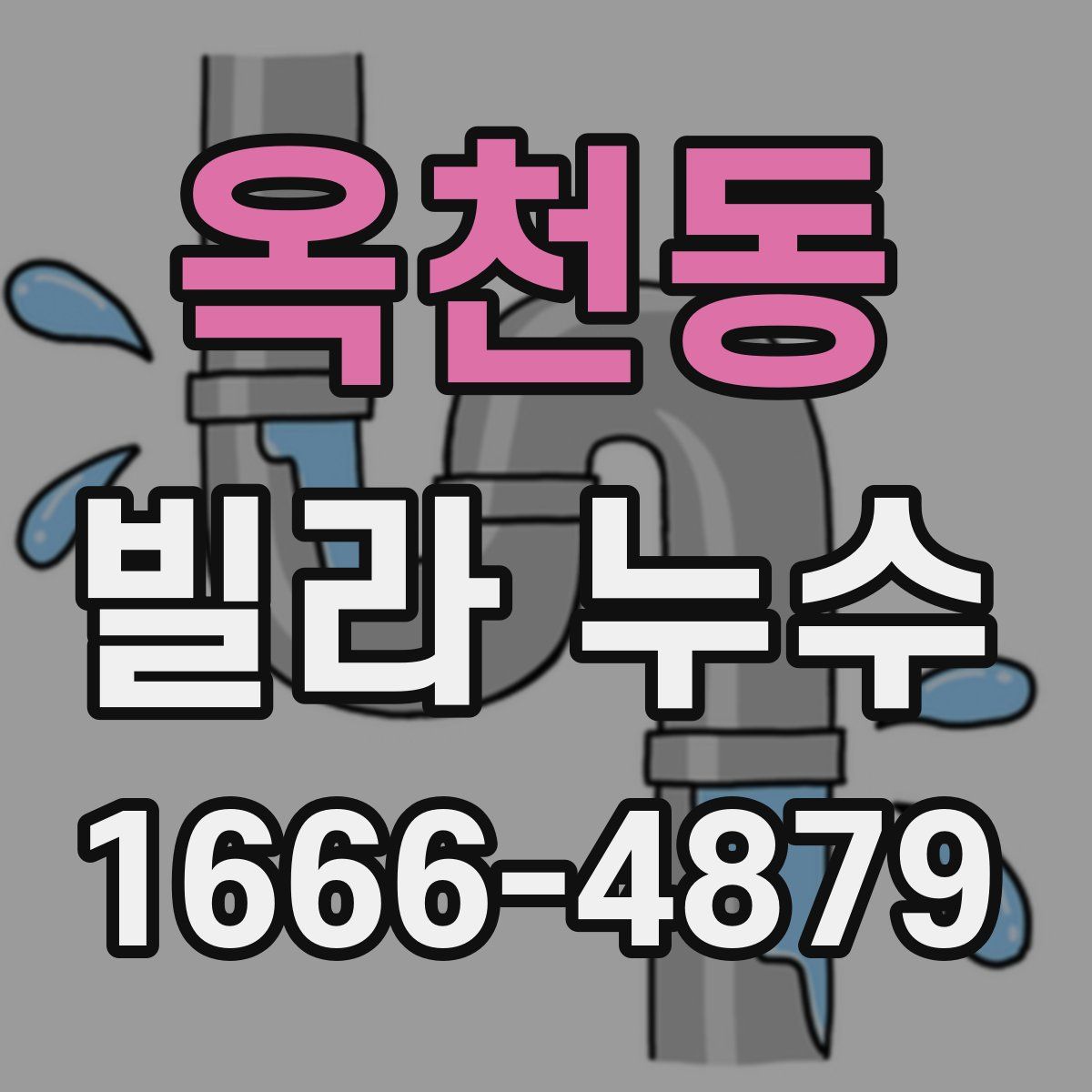 옥천동 빌라 누수