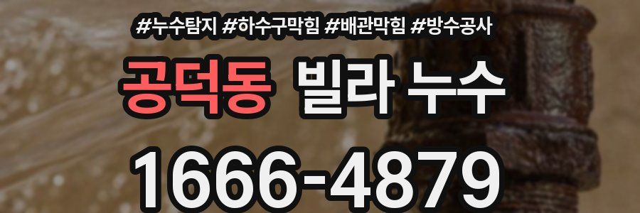 공덕동 빌라 누수