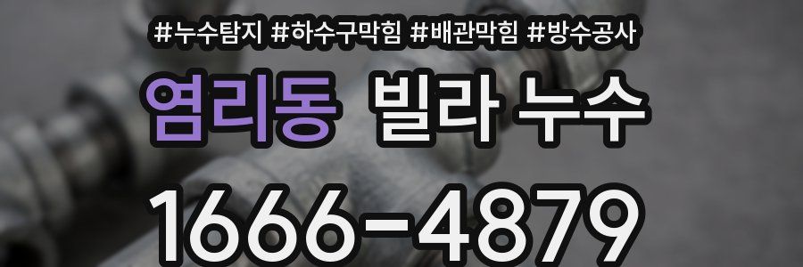 염리동 빌라 누수