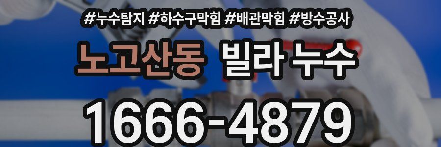 노고산동 빌라 누수