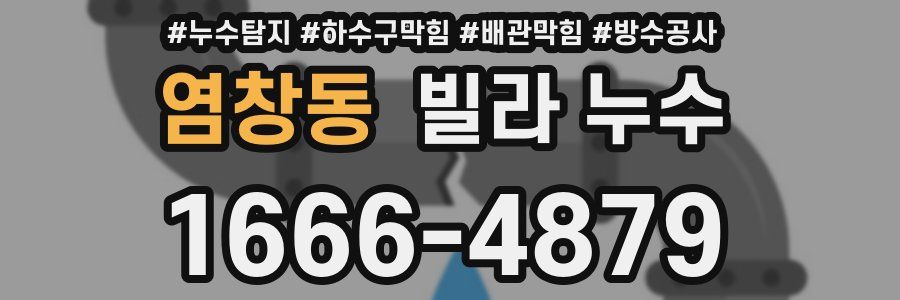 염창동 빌라 누수
