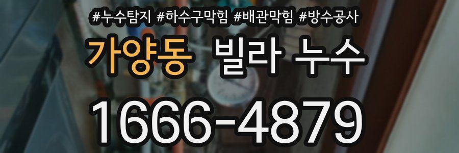 가양동 빌라 누수