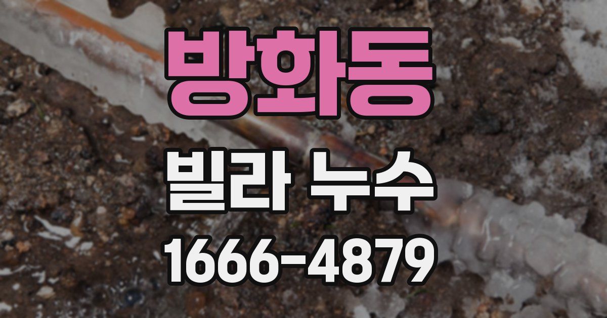 방화동 빌라 누수