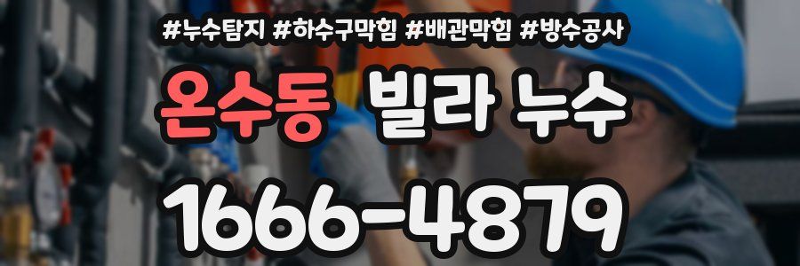 온수동 빌라 누수