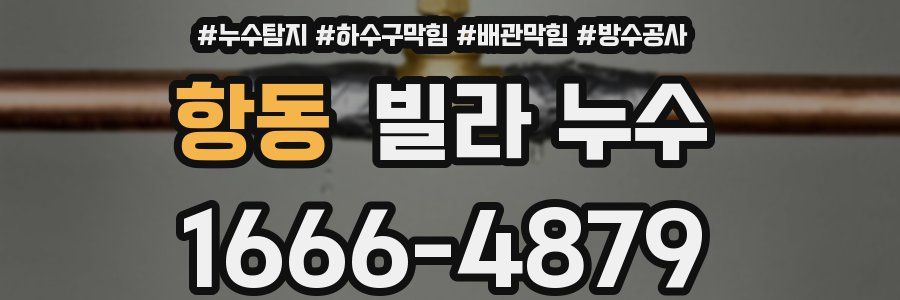 항동 빌라 누수