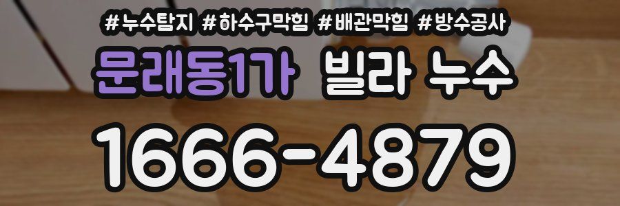 문래동1가 빌라 누수