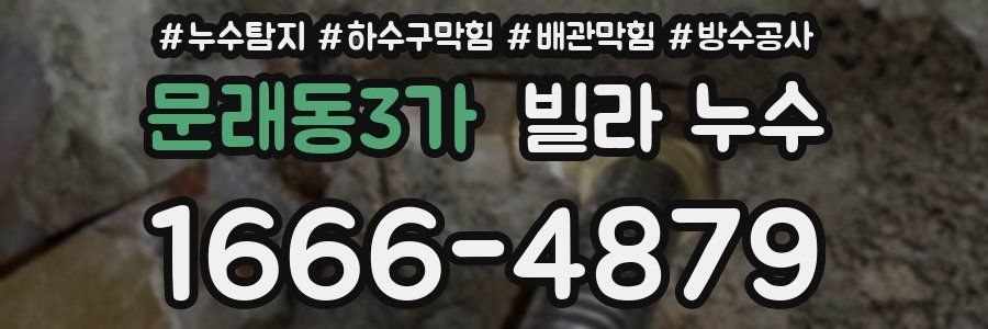 문래동3가 빌라 누수