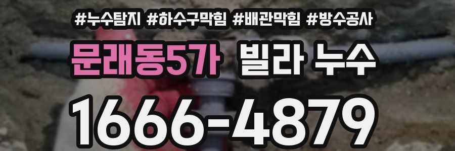 문래동5가 빌라 누수