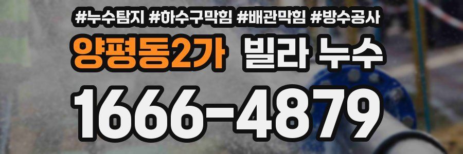 양평동2가 빌라 누수