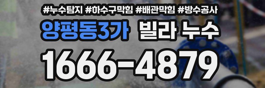 양평동3가 빌라 누수