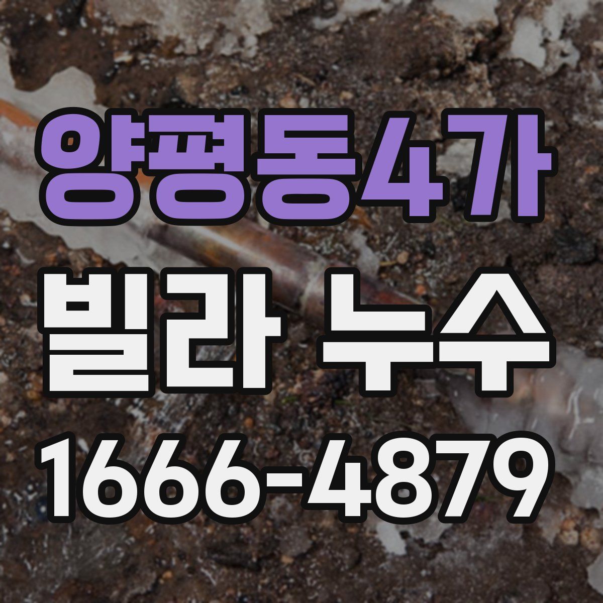 양평동4가 빌라 누수