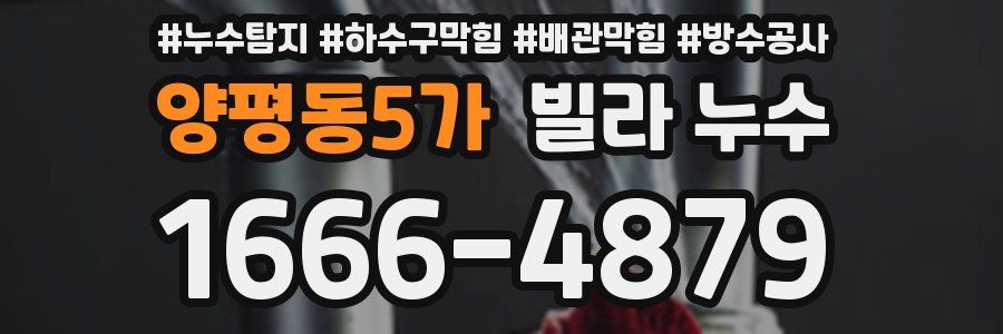 양평동5가 빌라 누수