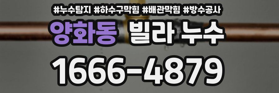 양화동 빌라 누수