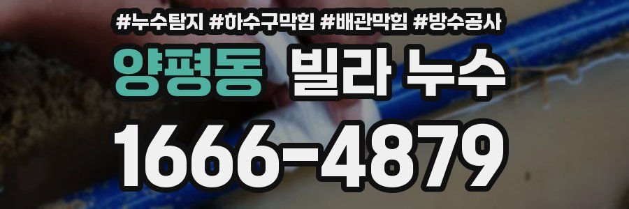 양평동 빌라 누수