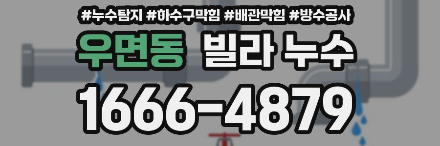 우면동 빌라 누수
