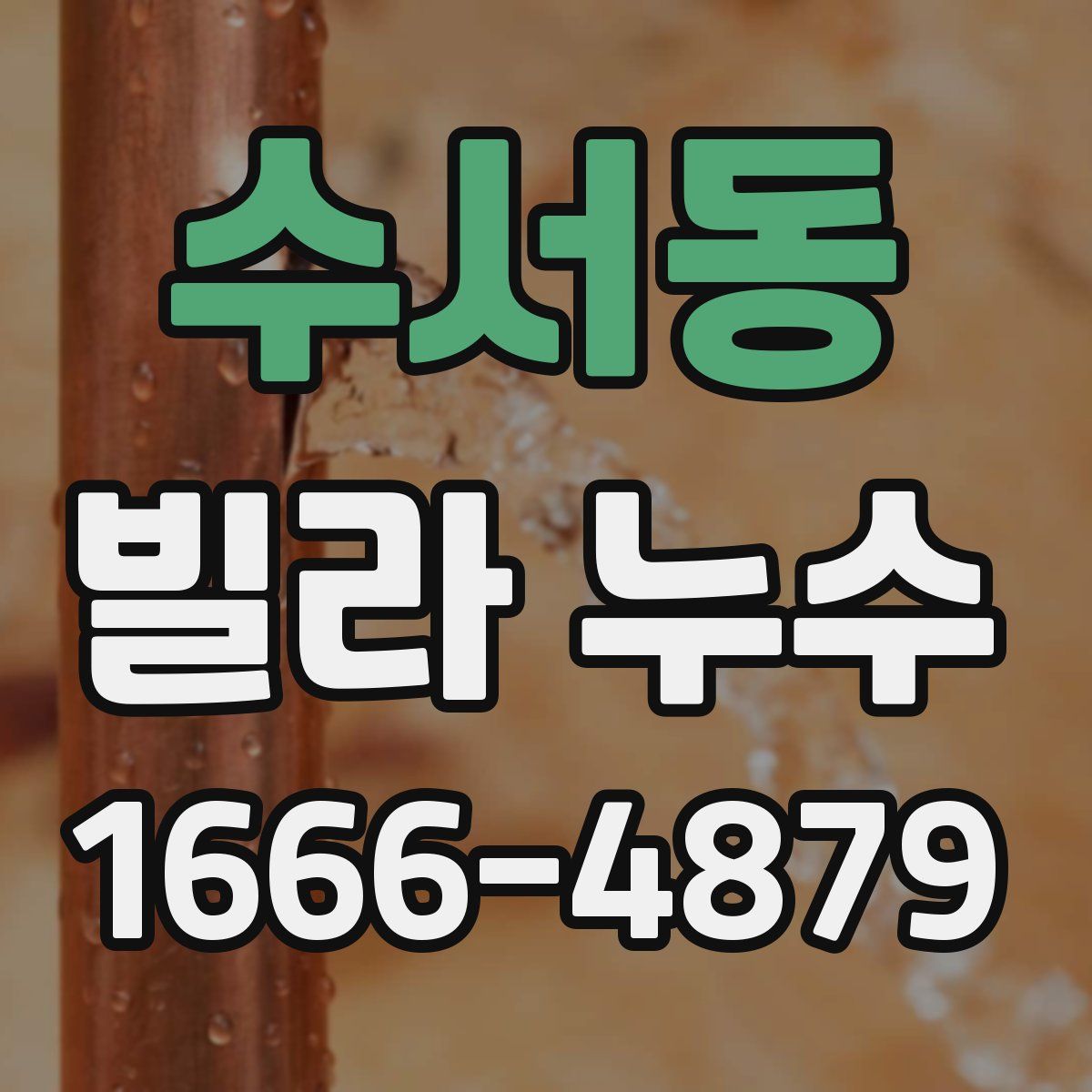 수서동 빌라 누수