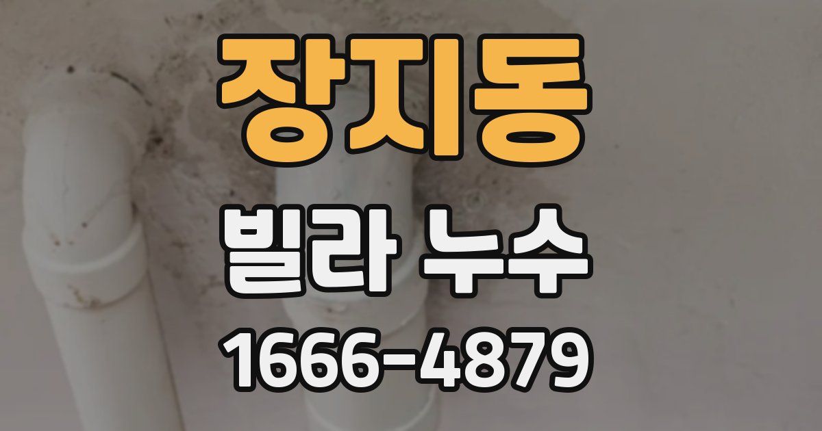 장지동 빌라 누수
