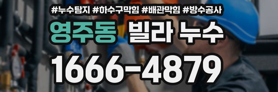 영주동 빌라 누수