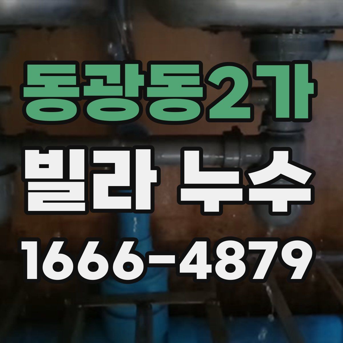 동광동2가 빌라 누수 원인별 확인 순서