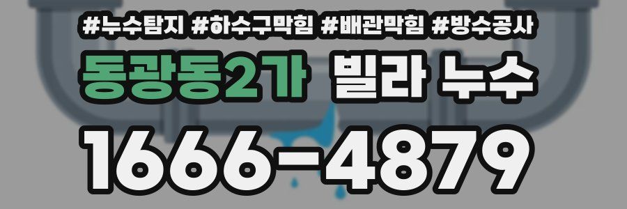 동광동2가 빌라 누수