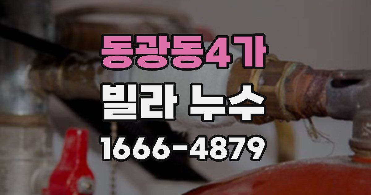 동광동4가 빌라 누수