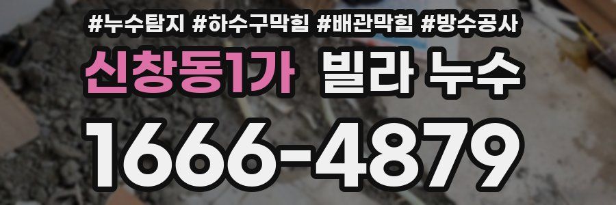 신창동1가 빌라 누수