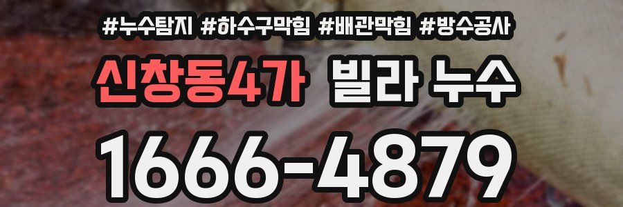 신창동4가 빌라 누수