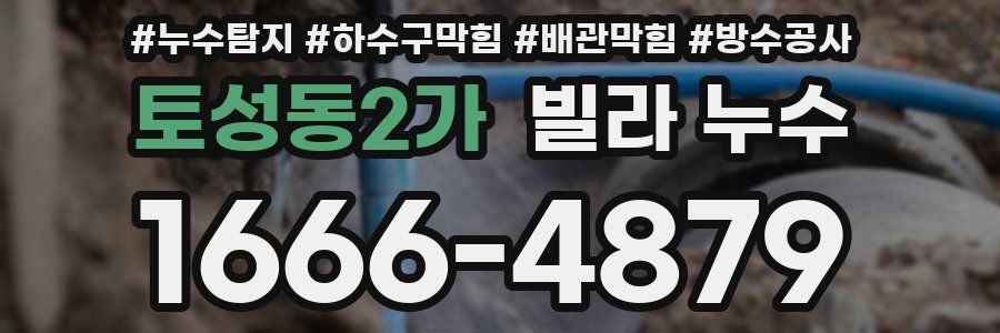 토성동2가 빌라 누수