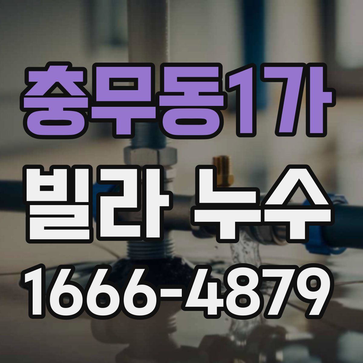 충무동1가 빌라 누수