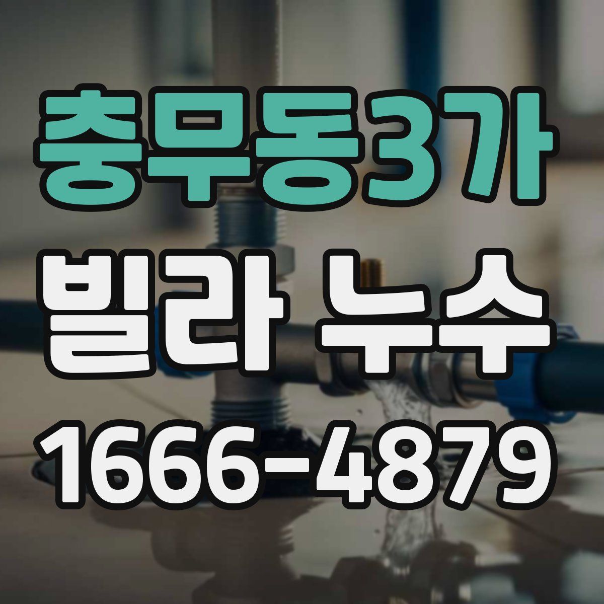 충무동3가 빌라 누수